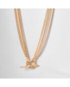 Collier Tessa or jaune