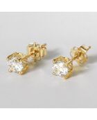 Boucles d'oreilles Simply You or jaune