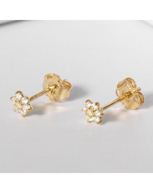 Boucles d'oreilles For Her or jaune