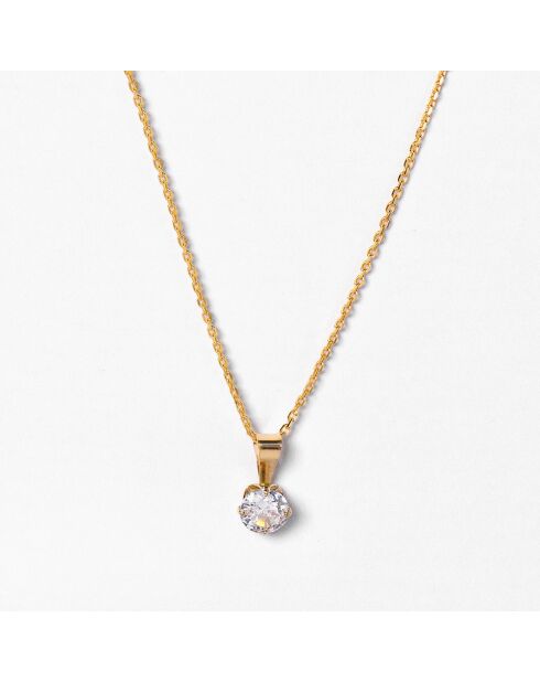 Pendentif Puce or jaune