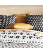 Parure housse de couette Loya noire