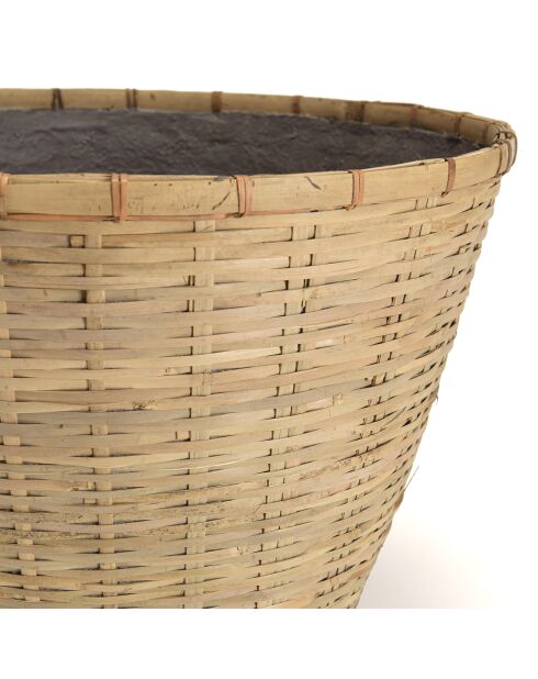 Hector Blumentopf aus Bambus - D.60x47 cm