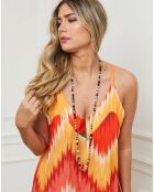 Robe Ares imprimé orange