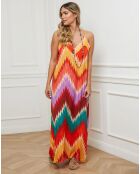 Robe Ares imprimé orange