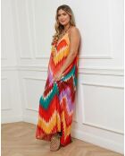 Robe Ares imprimé orange