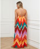 Robe Ares imprimé orange