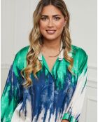 Robe Beaurivage imprimé vert