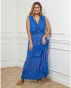 Robe Caciope bleu roi