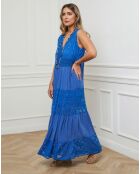 Robe Caciope bleu roi