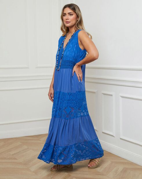 Robe Caciope bleu roi