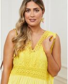 Robe Caciope jaune