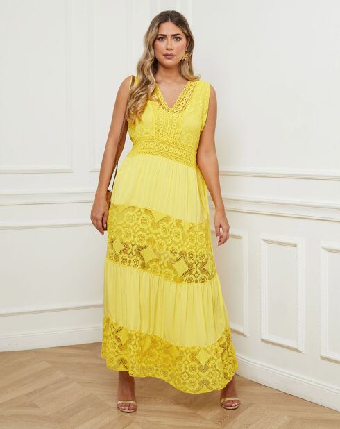Robe Caciope jaune