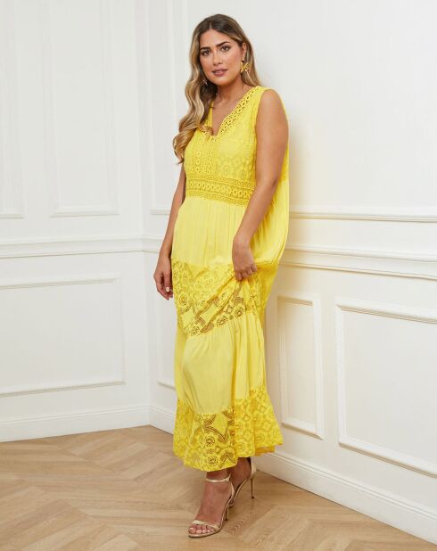 Robe Caciope jaune