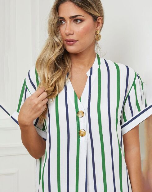 Robe Hams vert/bleu marine