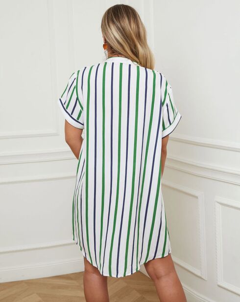Robe Hams vert/bleu marine