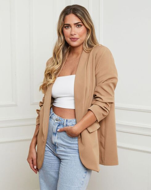 Kamelfarbene Jacke Idyle
