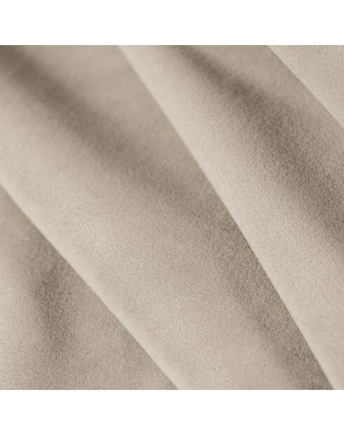 Tête de lit Marie velours beige clair - 160x120 cm