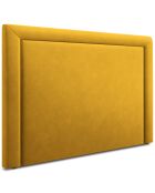 Tête de lit Marie velours jaune - 160x120 cm