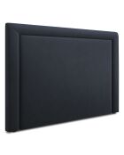Tête de lit Marie velours bleu foncé - 160x120 cm