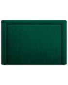 Tête de lit Marie velours vert bouteille - 160x120 cm
