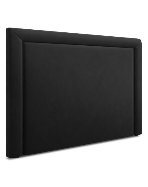 Tête de lit Marie velours noire - 160x120 cm