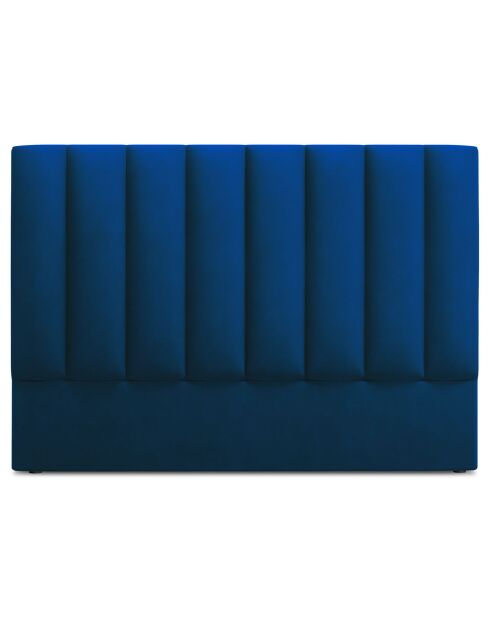 Tête de lit Camargue velours bleu roi - 140x120 cm