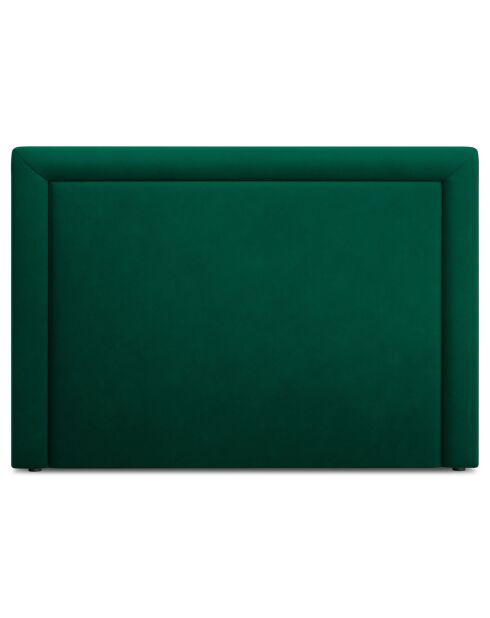 Tête de lit Marie velours vert bouteille - 200x120 cm