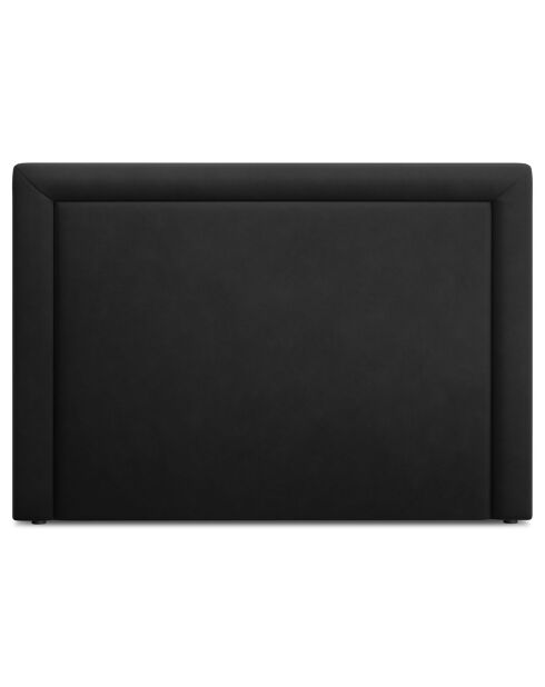 Tête de lit Marie velours noire - 200x120 cm