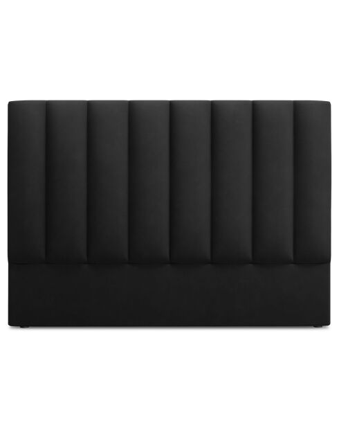 Testiera in velluto nero Camargue - 180x120 cm