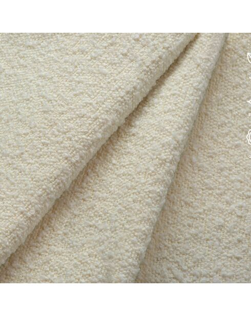 Tête de lit velours bouclé Marie beige - 140x120 cm