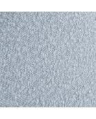 Cadre avec tête de lit Maia velours bouclé bleu clair - 140x200 cm