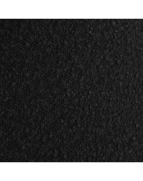 Cadre avec tête de lit Maia velours bouclé noir - 160x200 cm