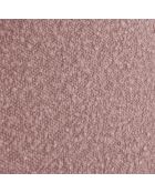 Cadre avec tête de lit Maia velours bouclé rose - 180x200 cm