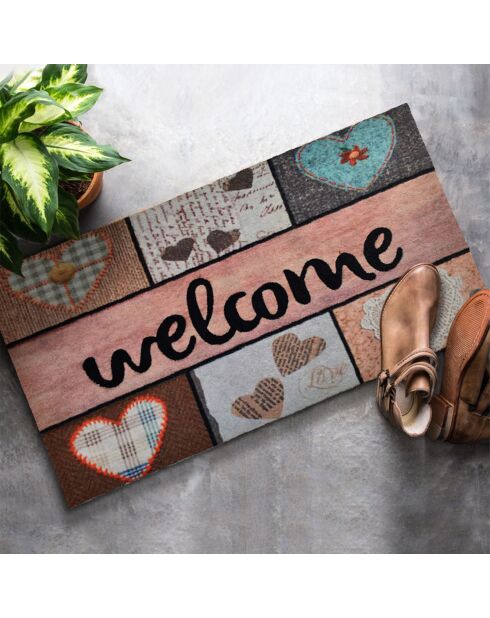 Veelkleurige deurmat - 40x60 cm