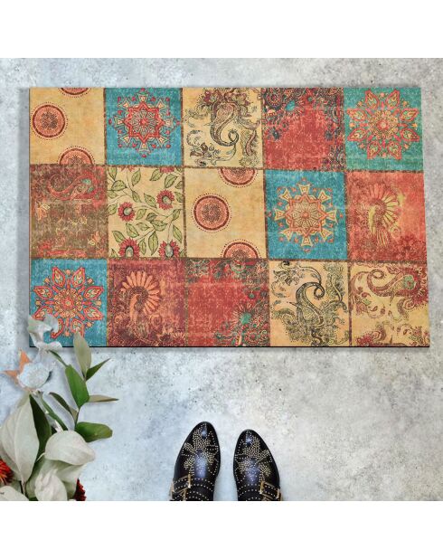 Veelkleurige deurmat - 40x60 cm