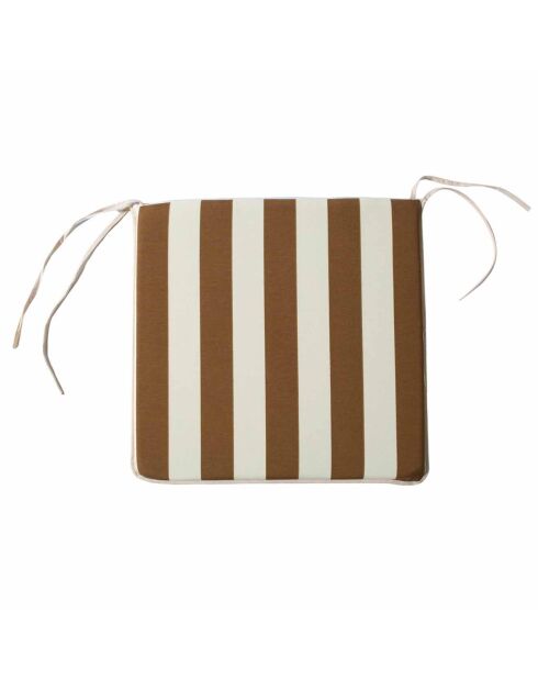 Galette de chaise de chaise multicolore - 45x45x2.5  cm