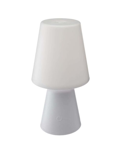 Lampe d'extérieur à LED Wiza blanche - D.12.5x23 cm