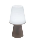 Lampe d'extérieur à LED Wiza blanche - D.12.5x23 cm