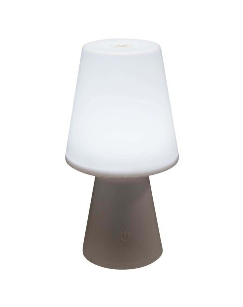 Lampe d'extérieur à LED Wiza blanche - D.12.5x23 cm