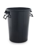 Seau 100L noir - 60x50 cm