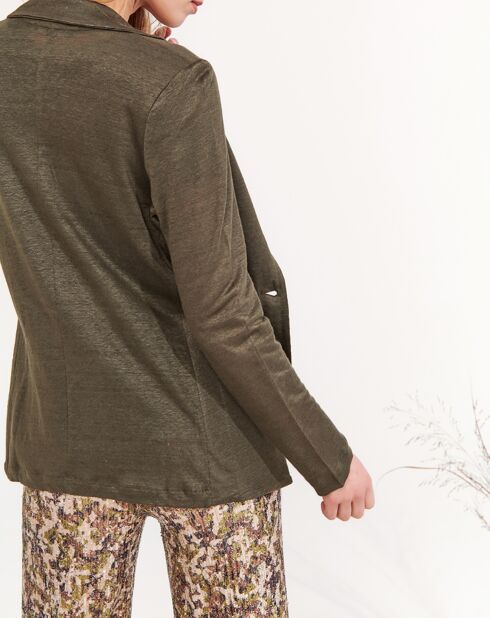 Veste 100% Lin Essential bronze