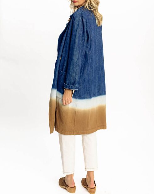 Veste en Jean Olsen bleu/marron