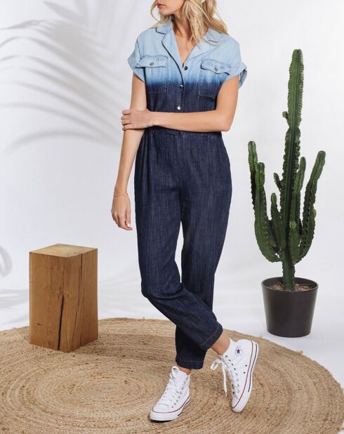 Combinaison en Jean Store bleue