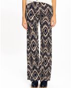 Pantalon Store multicolore