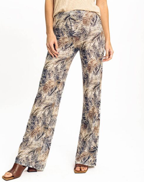 Pantalon Store indigo/beige