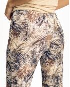 Pantalon Store indigo/beige