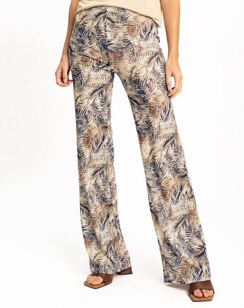 Pantalon Store indigo/beige