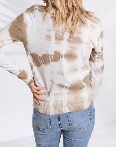 Pull en Laine mélangée Store sable