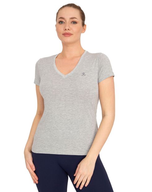 T-Shirt Supreme gris melange