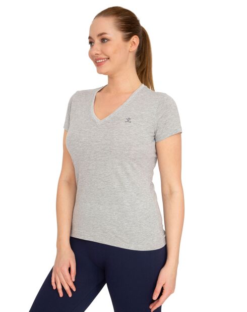T-Shirt Supreme gris melange